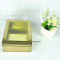 High Quality Promotional Custom Small Rectangular Metal Cookie/Chocolate Tin Box